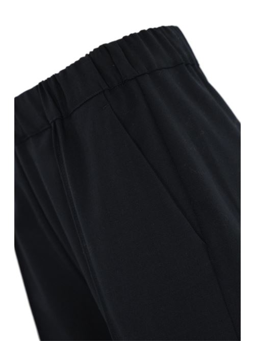 Pantalone a gamba larga in gabardina Liviana Conti | L4WN70N08-0